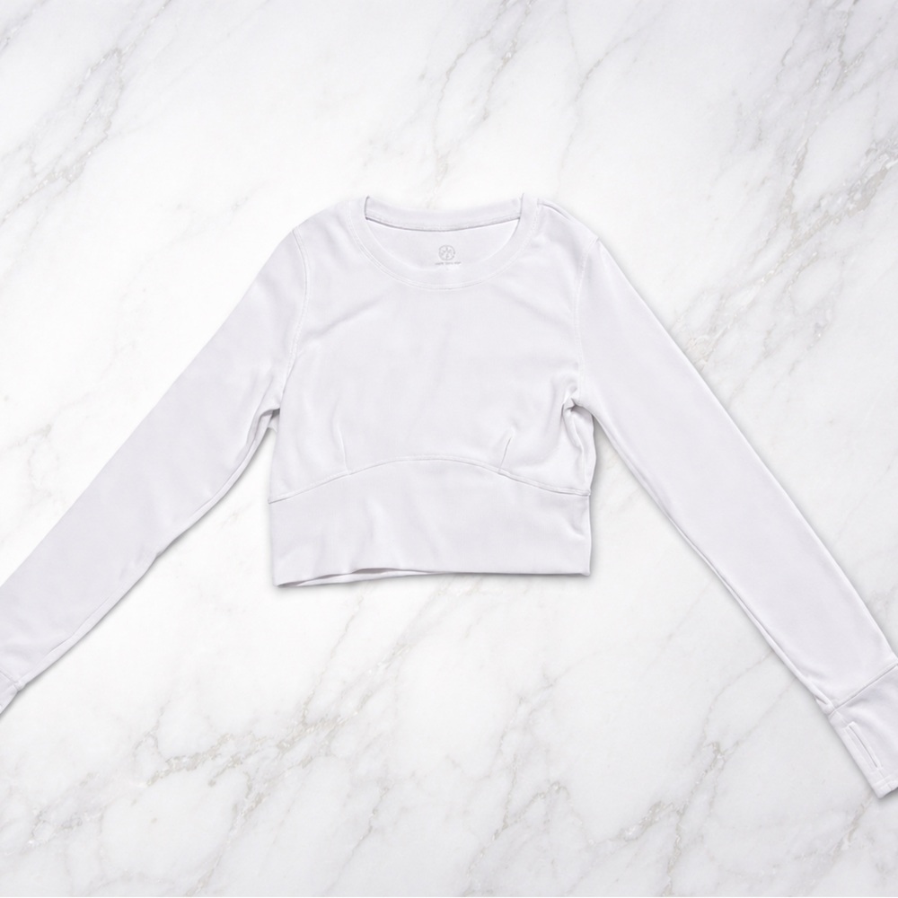 Move theology White Crew Neck Crop top - Picture 2 of 4